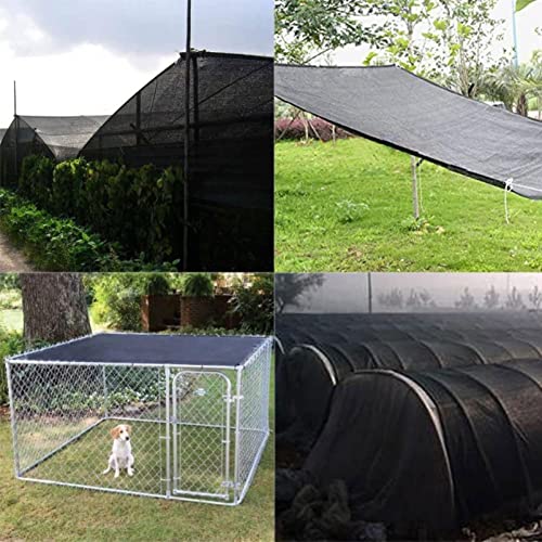 Wzglod 95% Sunblock Shade Cloth Net,Black Outdoor Greenhouse Sun Mesh Tarp With Grommets Anti-Uv Breathable Shade Sail Canopy For Garden Patio Lawn Porch Plants Flowers,6Pin,3X5M/9.84X16.4Ft #TOP5
