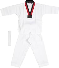 VGEBY Uniforme de Taekwondo pour Enfants, Uniforme D'entraînement de Taekwondo Durable et Confortable, Uniforme de karaté de Sport pour Enfants Doux et Respirant, Taekwondo Dobok pour