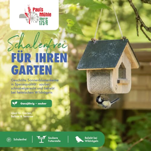 Paul´s Mühle - 5kg Sonnenblumenkerne geschält für Wildvögel Neue Ernte 2026