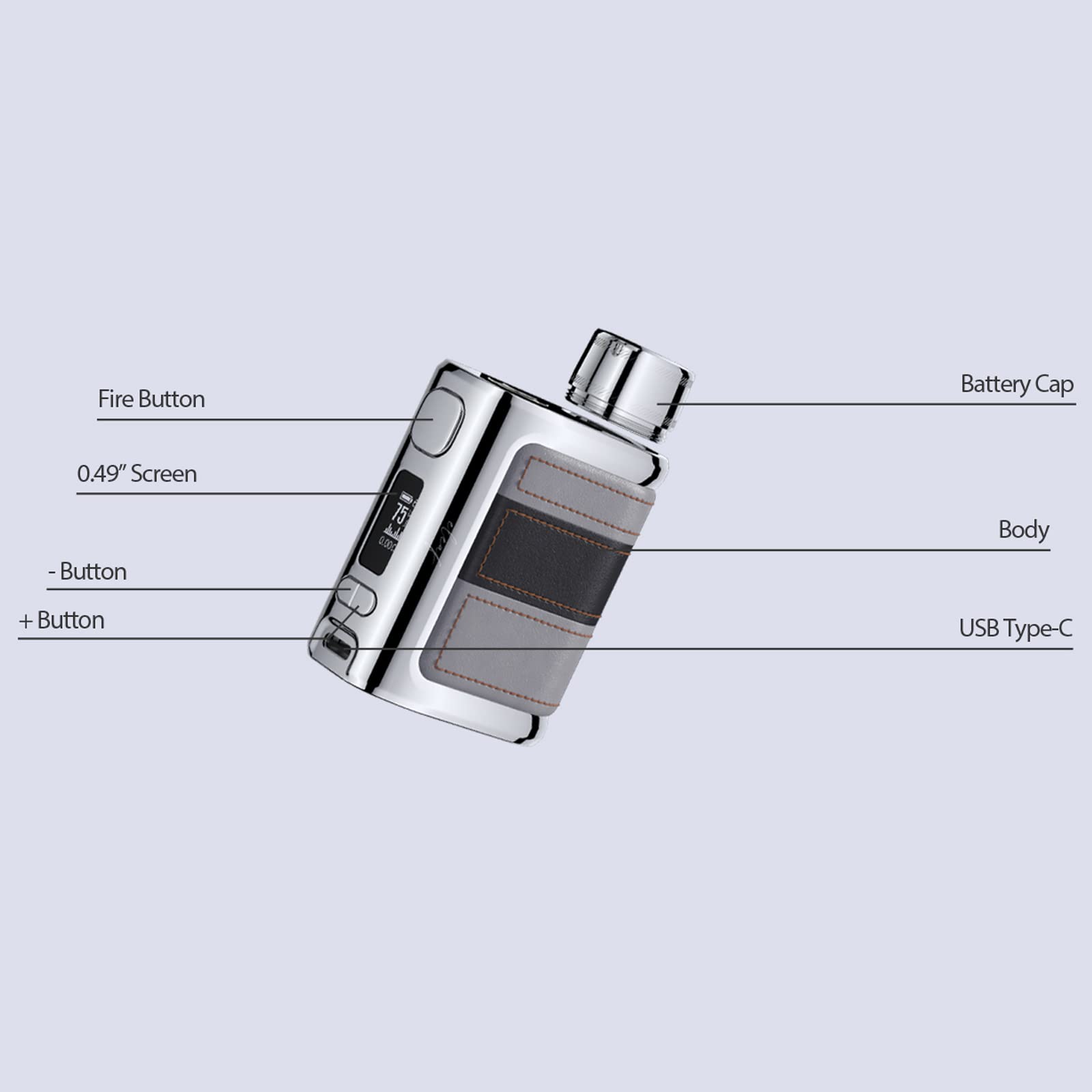 elfbar nachfll pod luft aus Flaka PICO 510 Battery $12.99