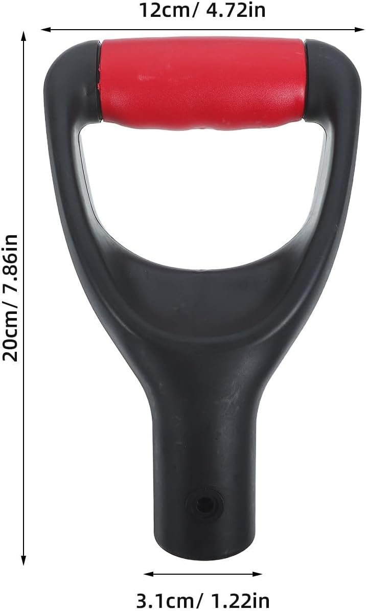 2pcs Garden Spade D Handle Replacement for Agricultural Tools and Hoes | Plastic 32mm Inner Diameter, Easy Installation, Weather Resistant, Comfort Grip