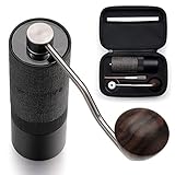 kegelmahlwerk reinigen HEAVY-DUTY DESIGN：Unsere manuelle Grat-Kaffeemühle verfügt über einen verbesserten Grat der größer und langlebiger ist. Sie sind mit Edelstahl beschichtet wodurch sie widerstandsfähiger und korrosionsbeständiger sind. Im Gegensatz zu Keramikgraten sind unsere Stahlgrate viel schärfer und robuster und können Kaffeebohnen schnell und effizient mahlen.