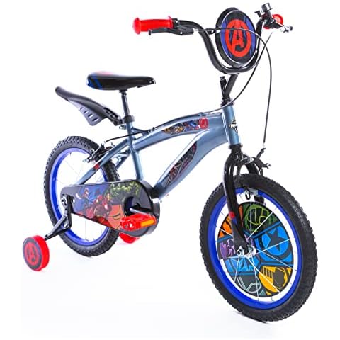Huffy Marvel Avengers Boys 16 Inch Bike 5-7 Years Old Kids ft Hulk Iron Man Thor Captain America Cover