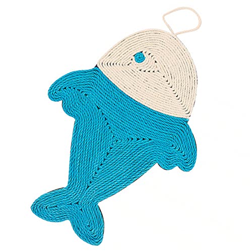 POPETPOP Schlafmöbel-Pad-Schutz Natürlicher Fisch-Spielteppich Geformte Form Sofa-Kratzer...