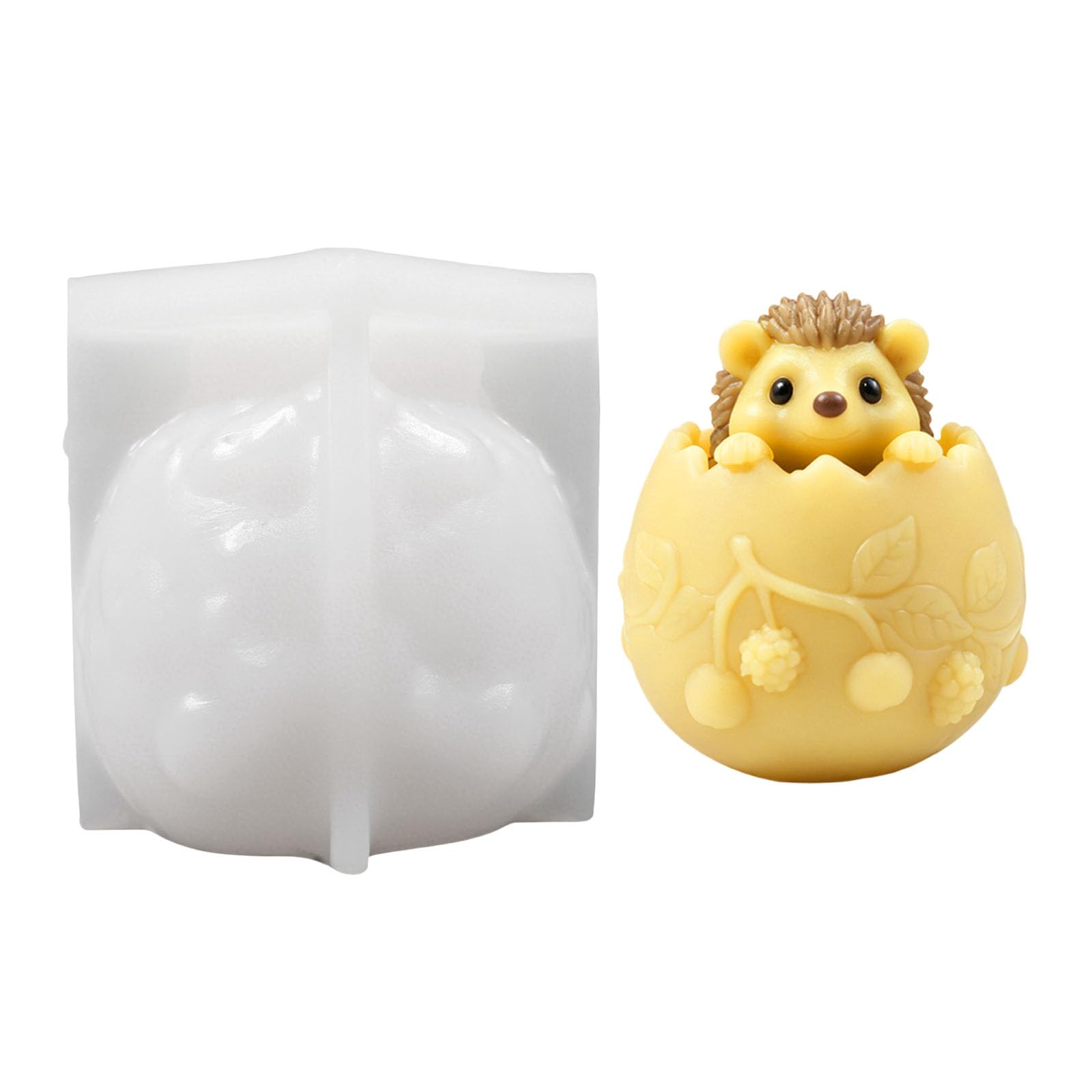 Yjcnelcr Multipurpose Hedgehogs Shaped Silicone for Soaps Nonstick Materials Hedgehogs