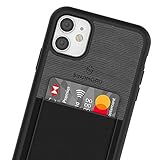Sinjimoru iPhone 11 Case with Slim Wallet, Protective TPU Phone Case with Credit Card Holder for...