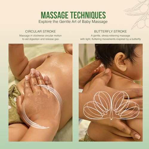 Image of Figaro Baby Massage Oil With Goodness Of Natural Olive Oil Enriched With Vitamin E, Dermatologically Tested, 200 Ml (Pack of 5)