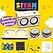 STEM Projects for Kids & Adults Build Your Own Bluetooth Speaker - Science Experiment Electronics Kit | Beginner's Starter DIY Set,STEM Gifts for Teenage Girls + Boys Ages 10 and Up (Dual Speakers)