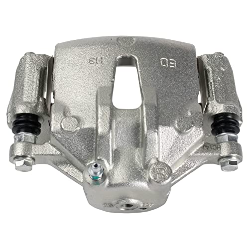 Image of TRQ Front Right Brake Caliper w /Bracket Passenger Side | For 2009-2012 Hyundai Elantra 2010-2013 Kia Forte Forte Koup