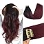 #1/99 Balayage Jet Black to Red