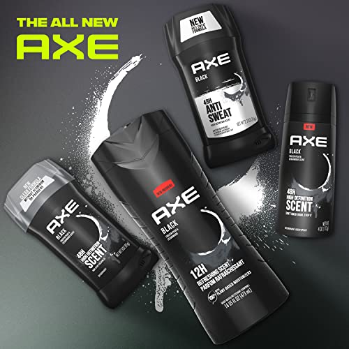 Axe S5 Black Mens Body Spray Deodorant 48Hr Odor Protection Frozen Pear & Cedarwood Aluminum Free Deodorant Body Spray thumb #6