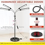 Viconor Red Light Therapy Lamp,4 Head Infrared Light Therapy for Body Device with Adjustable Stand-660nm Red Light＆850nm Near Infrared Light Therapy Device for Face,Body,Pain,Skin at Home - Image 5