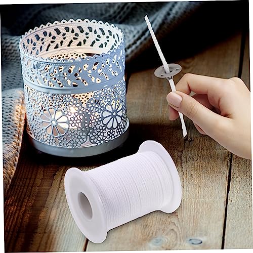 Set de mechas de algodón para velas DIY con bases miniatura 3