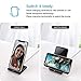 Vebach Fast Wireless Charger Aluminum Frame,Merak1 USB C Qi Certified Wireless Charging Stand,7.5W for iPhone 11/XS/XR/X/8Plus,10W for Galaxy S10/S10Plus/S10E/S9/S8 - Black