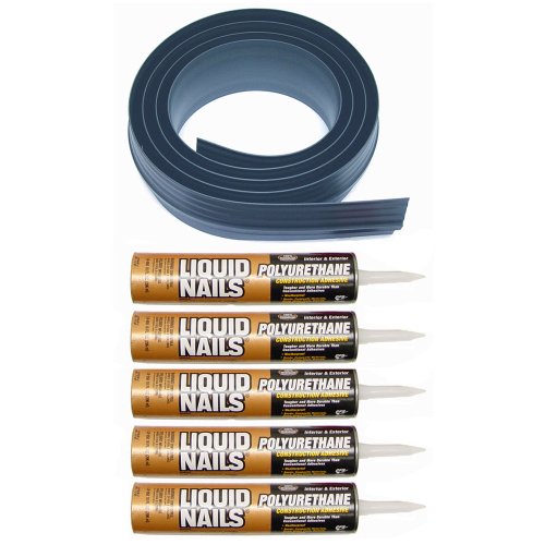 Tsunami Seal 51050 Lifetime Garage Door Threshold Seal Kit - 50', Gray (Various Sizes Available)