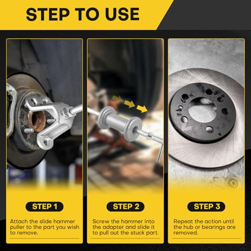 Acymner 9-Way 19pc Slide Hammer Kit