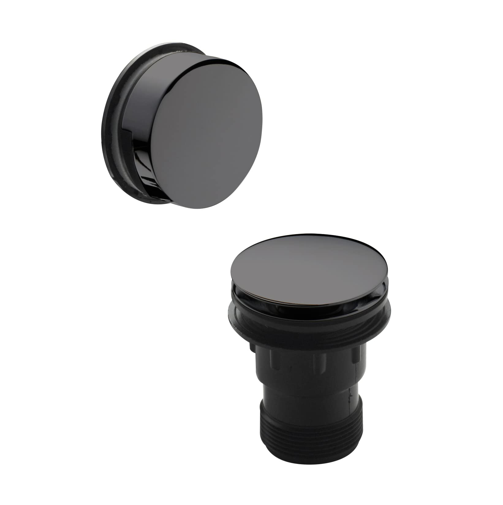nuie Click Clack Bath Waste - Brushed Pewter