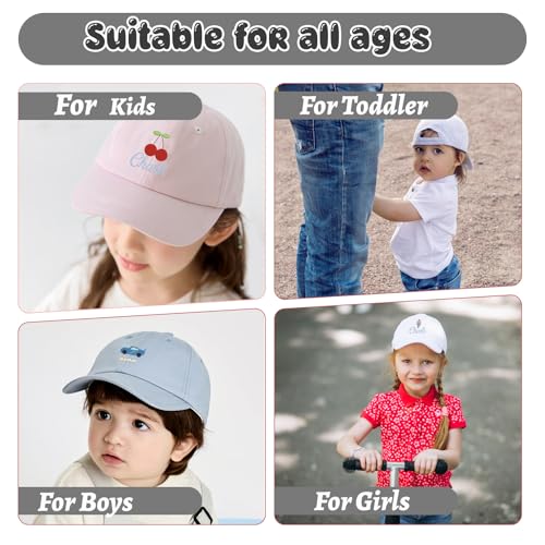 Image of Personalized Baby Infant Baseball Cap Custom Boys Girls Embroidered Sun Hat Custom Trucker Hats for Toddler Kids