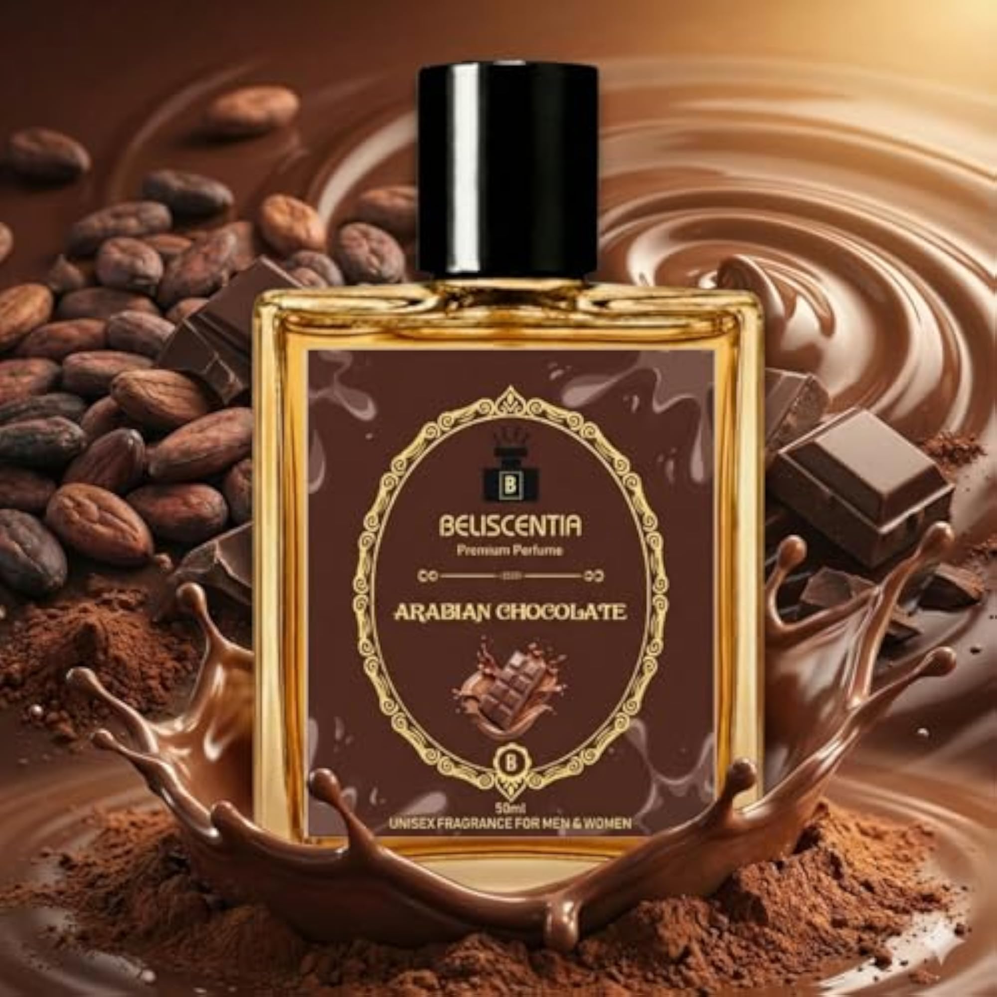 Unisex Arabian Chocolate Eau De Parfum 50ml, Exotic Scent