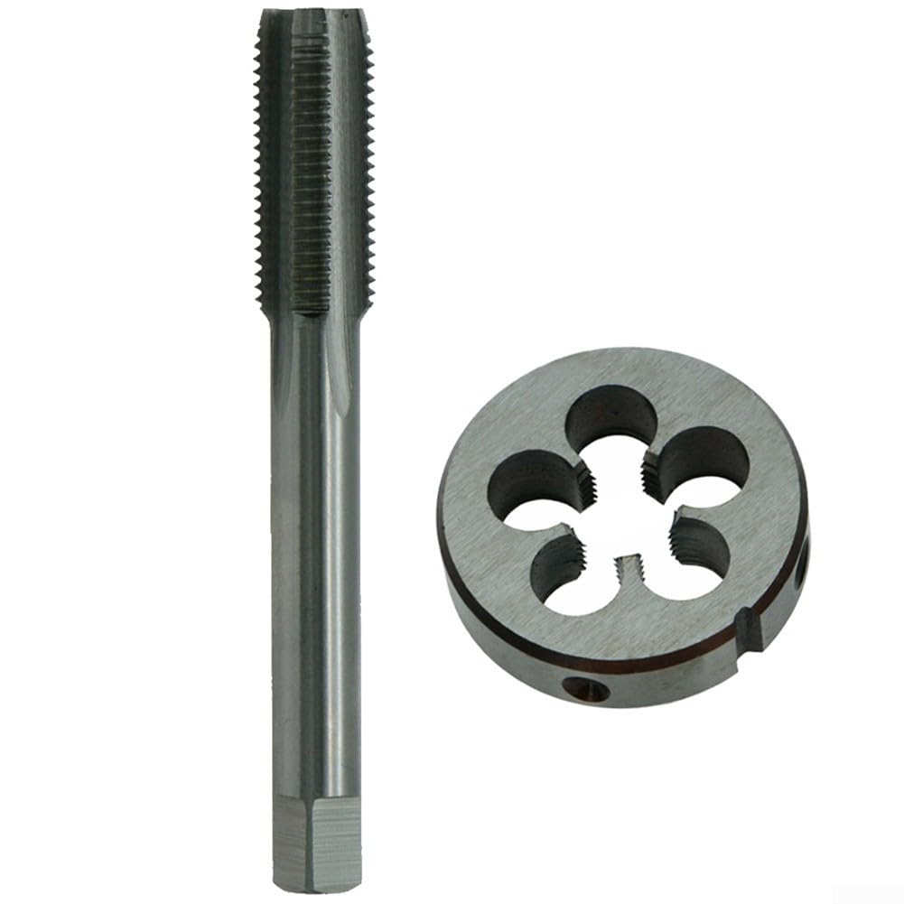 Zestaw gwintowników i narzynek, gwintowniki i narzynki do gwintów okrągłych, gwint metryczny prawy 12 mm x 1,25 HSS M12 x skok 1,25 mm
