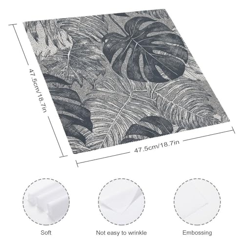 Servilletas de Tela Monstera Leaves 4 unidades miniatura 2