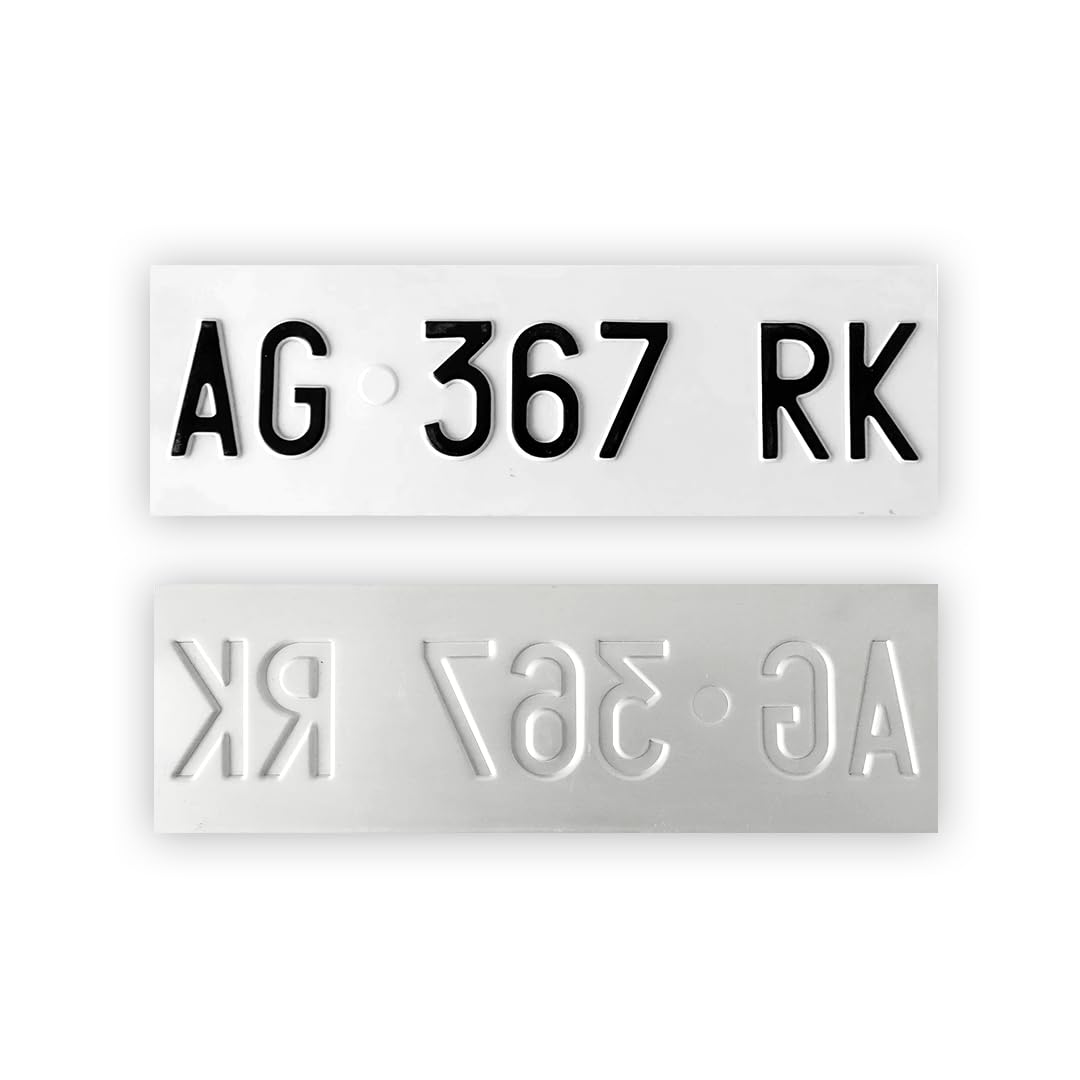 Targhe Storiche Targa Personalizzata Anteriore 1995-1997 Aluminio Catarifrangente Made in Italy