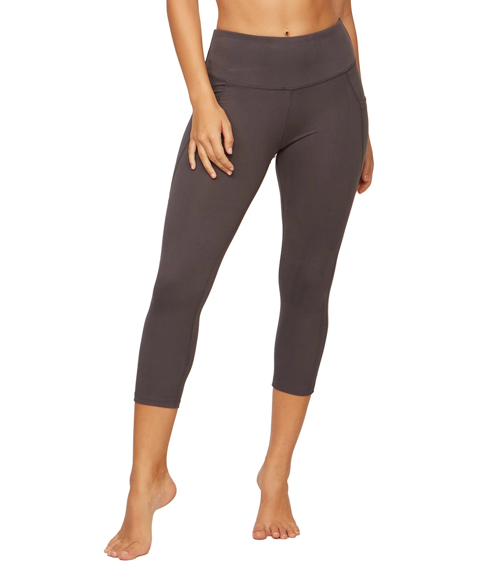 Colosseum Active Women's Nadia High Rise Spandex Blend Capri Legging with Pockets