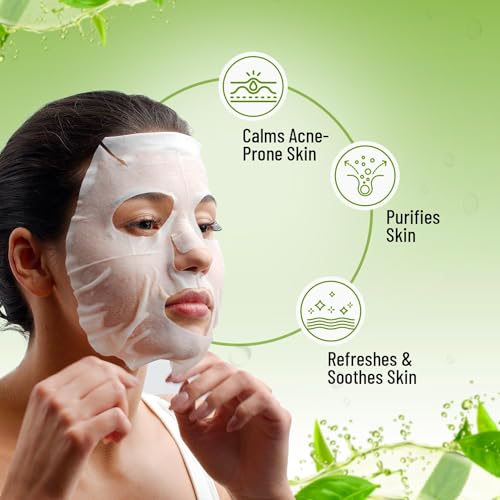 Image of Tea Tree Facial Serum Sheet Mask (Pack Of 6)