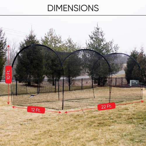Legend Brand Batting Cage For Baseball And Softball, Perfect Equipment For Pitching, Hitting And Practice, Durable & Huge Batting Cage, Easy To Set Up, Fits Anywhere (Outdoor/Indoor). #TOP1