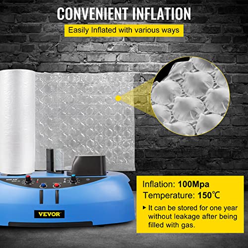 VEVOR Luchtkussen Bubble Zakken, 984Ft Lengte, 16 Inch Breedte, Voor Wrap Machine - Afbeelding 6