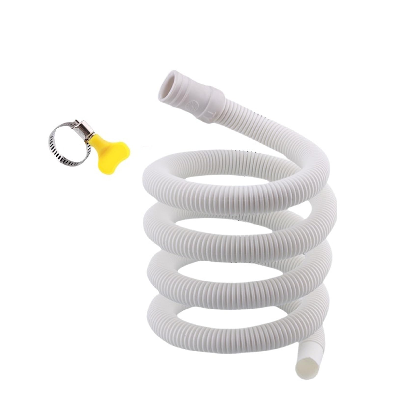 Jweinenl 3.0M 1-4M Flexible Drain Hose Pipe Inlet Hoses Extension Drainpipe Tube For Air Conditioner Washing Maching(3.0M)
