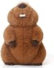 Large Groundhog Stuffed Animal, 11.4 Brown Groundhog Plush, Soft and Squishy, Kawaii Animals Lovers, Toys Gift for Boys and Girls