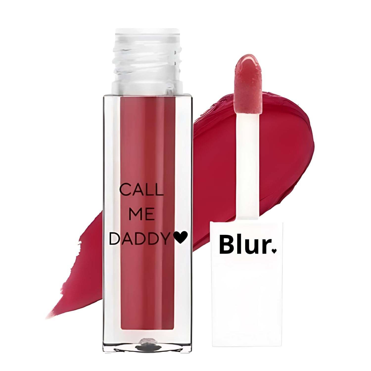 Blur India Call Me Daddy Liquid Lipstick | Super Pigmented, Moisturizing, Transfer Proof | Vegan, Matte Formula | 12H Long-lasting Wear | 5 ml | Cherry Red
