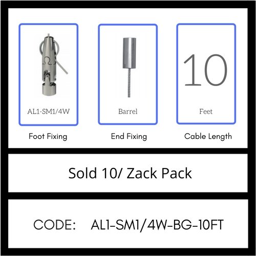 GRIPPLE UL Approved Angel Swivel Male 1/4