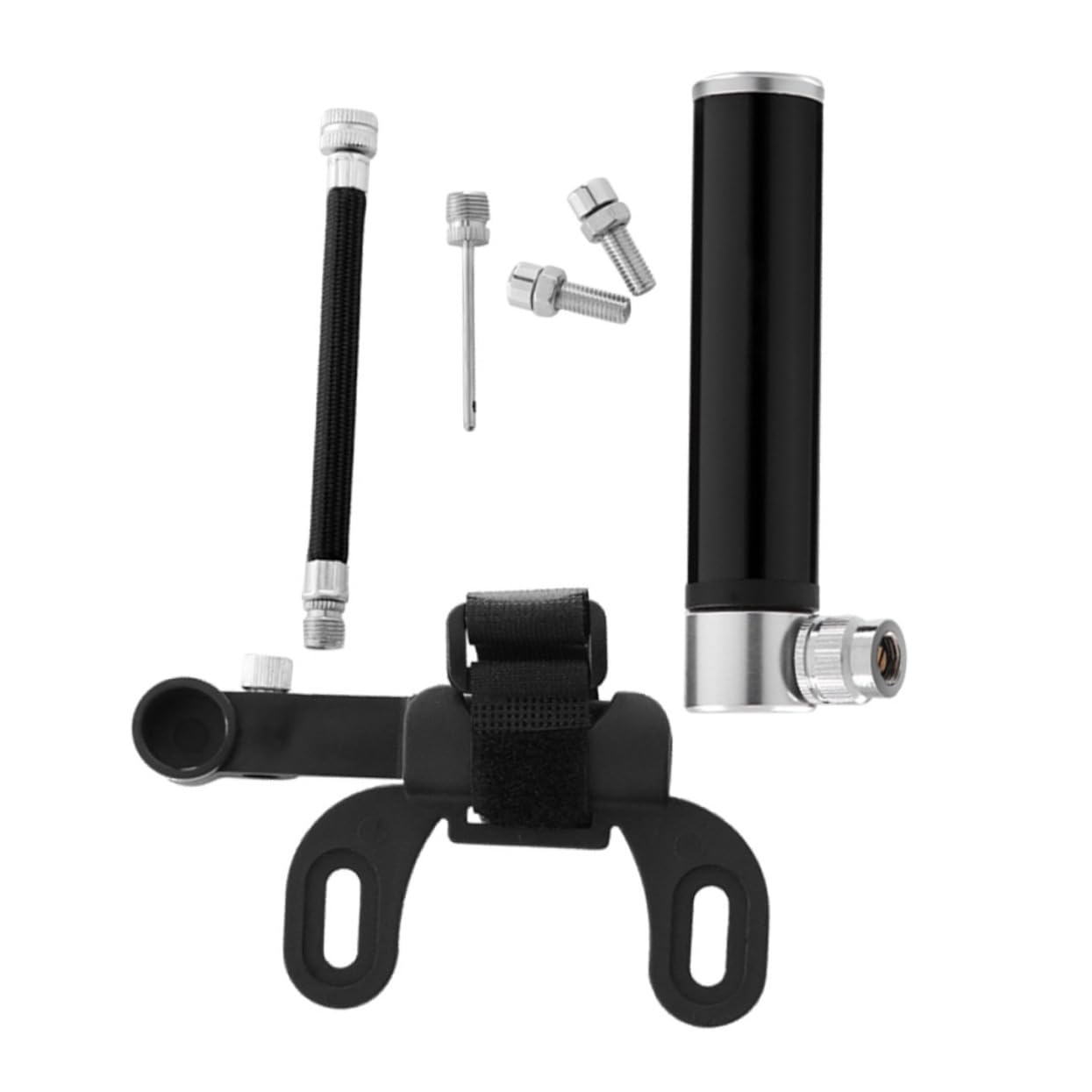 SUPVOX 3pcs 120 Mini Bike Pump Portable 120 Air Inflator for Cycle Basketball Football Lightweight Tire Inflator Pump Bottle Cage Mount