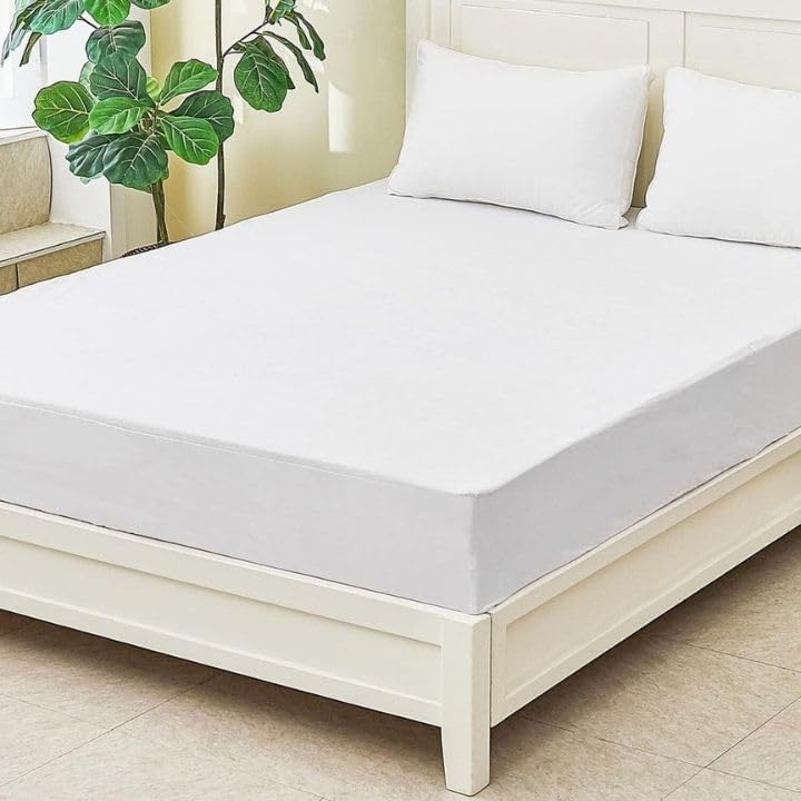 King Size Bedding Encasement Six-Sided, Cooling Zippered Mattress Protector Top