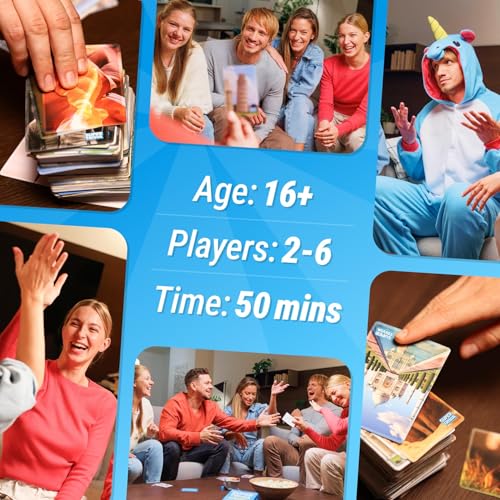 Image of Super Trivia Game for Adults with 1200 Questions - Fun Board Game for Adults - Family Road Trip Travel Game for the Pursuit of Trivial Knowledge