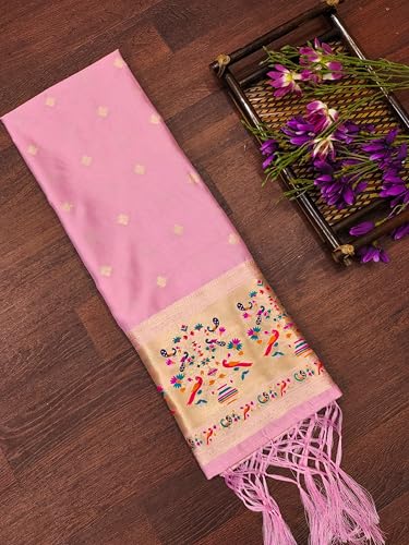 Image of DEVANGI Women's Banarasi Silk Unstitched Salwar Suit Dress Material With Dupatta