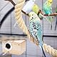 Hiceeden 2 Pack Sittich Nistkasten Wellensittich Zuchtbox, Natürliche Vogel zuchtbox, Vogelhaus for Wellensittich Unzertrennliche, Nymphensittich, Papageien Paarung, Voliere, 19.5 x 12 cm