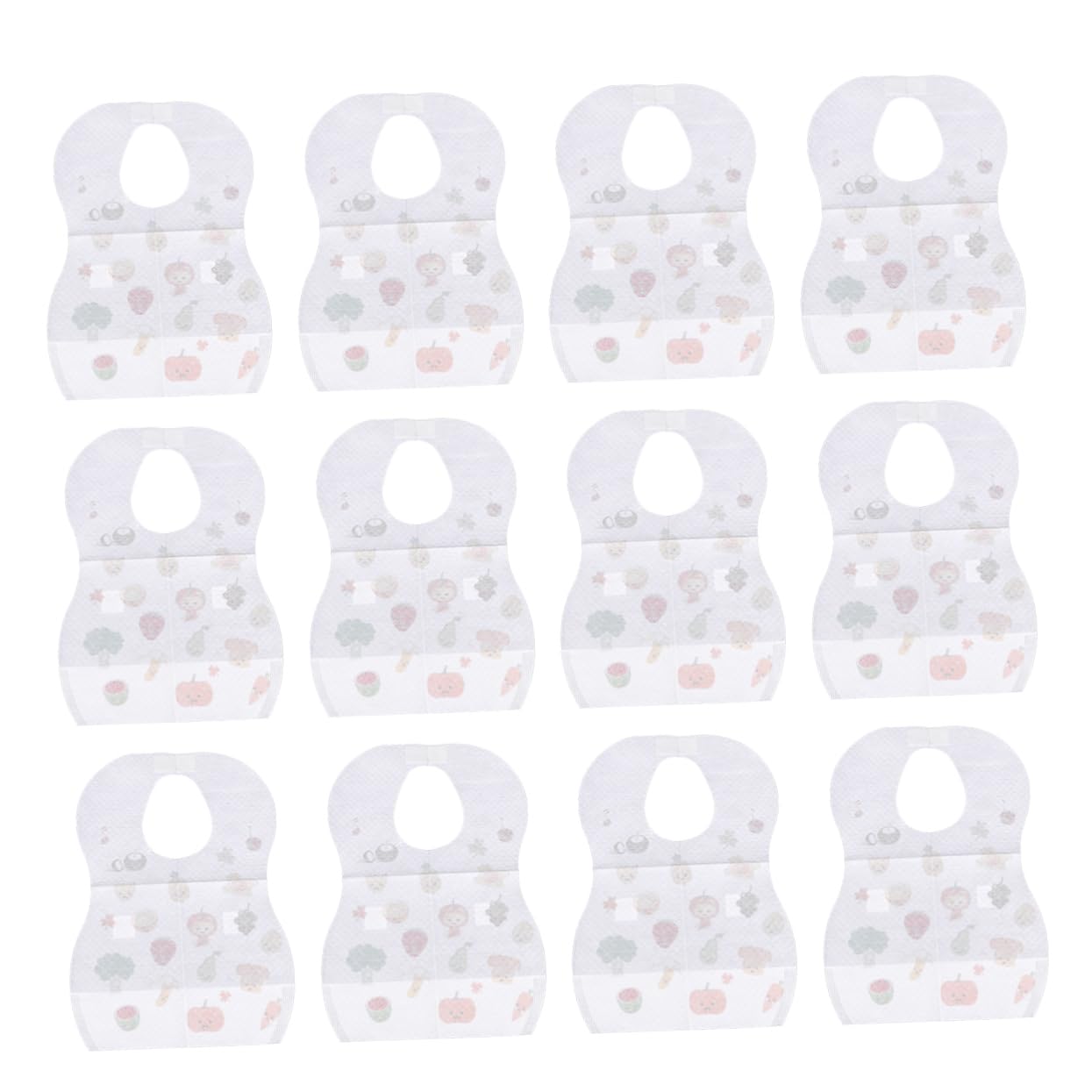 TOYANDONA 60 Piezas Baberos De Bebé Baberos Infantiles Bandana Paño Desechable s De Alimentación De Bebé Giratorio Bolsa De Para Niños Delantal De s