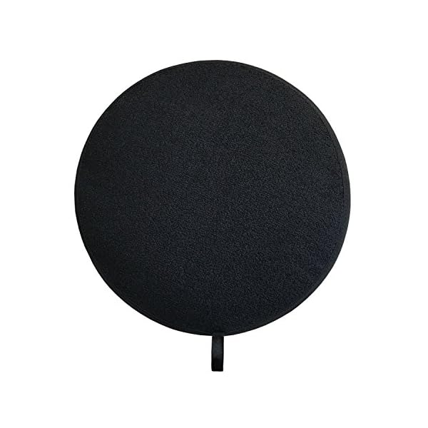 Blake & Bull Hob cover designed for use with Aga range cookers - 'All black' design. 100% Cotton with Steam-Block Barrier Insulation. Includes Hanging Loop. Made in the UK. - Image 3