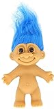 Generic Troll Doll Light Blue Hair Reto Vintage Old
