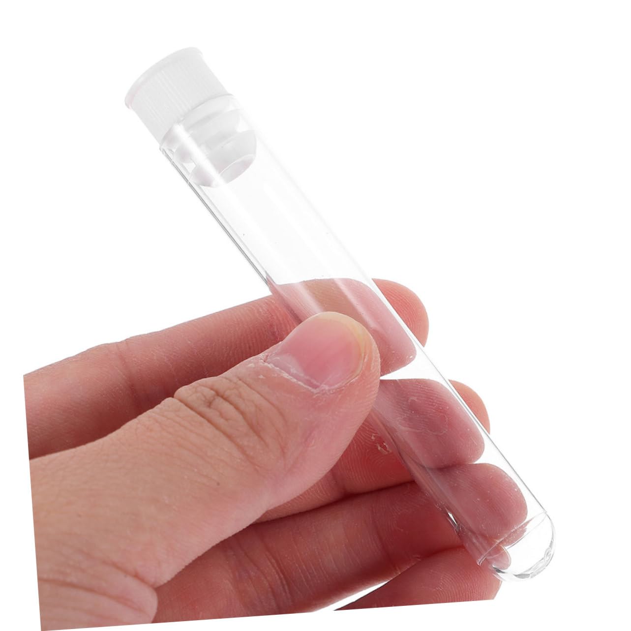 SOLUSTRE 400kawałki Sztuk Przezroczystych Probówek Plastikowych z Pokrywkami Do Eksperymentów Naukowych i Przyjęć Urodzinowych Dla Chłopiec Dziewczynka Do Nauki i Zabawy
