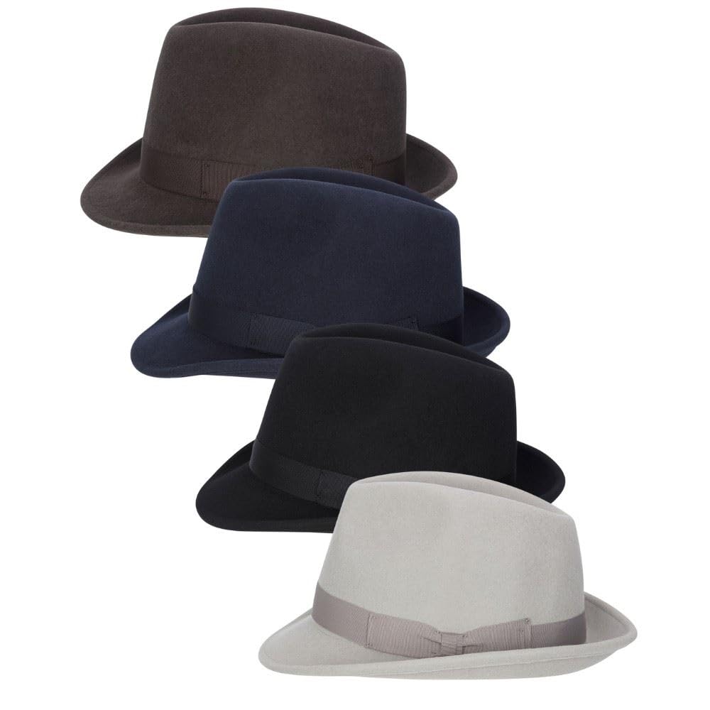 WALKER AND HAWKES - Cappello Gregson Trilby in Feltro di Lana