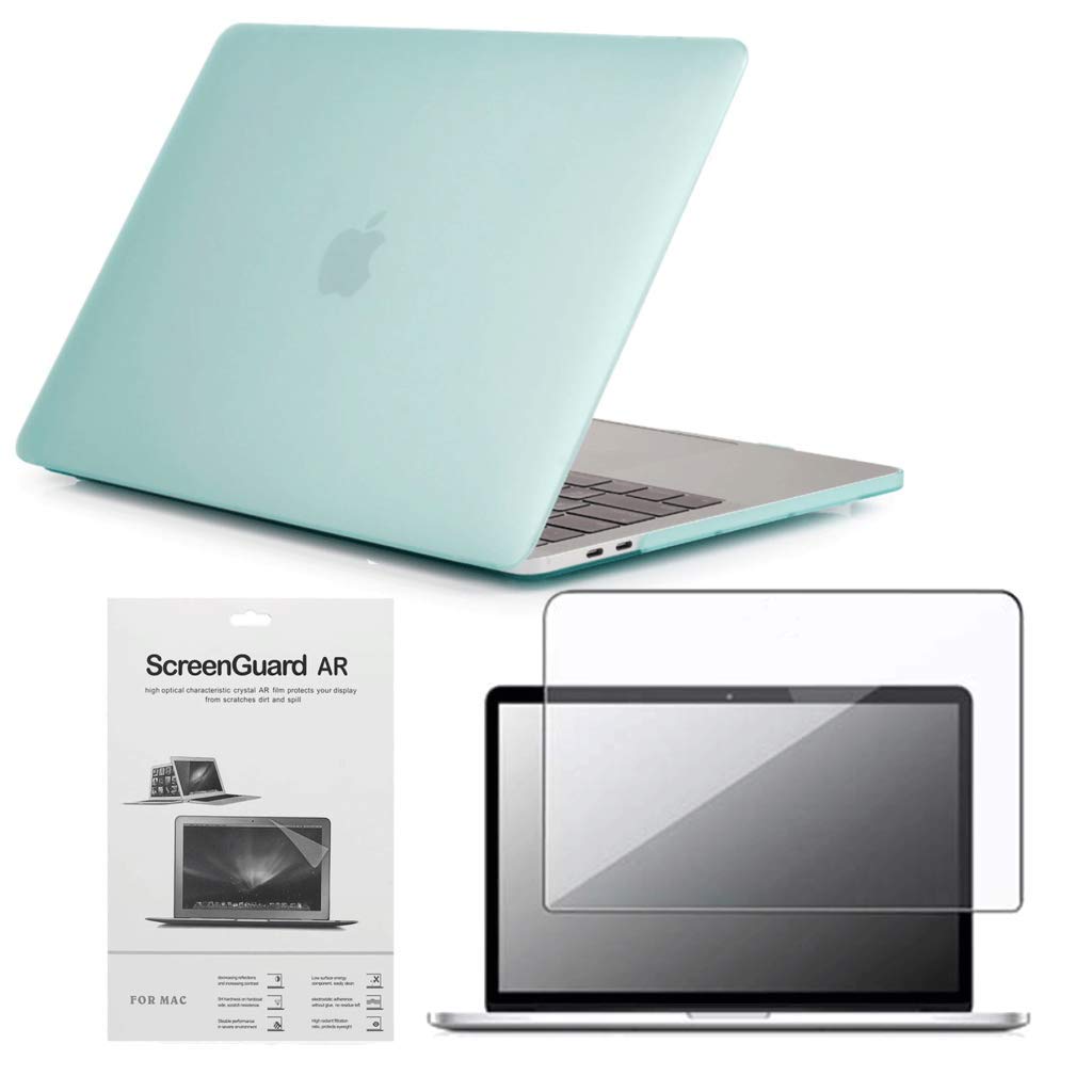 CODEGEN Apple 13 Macbook Pro M2 A2686 Su Yeşili Kılıf Koruyucu + Ekran Filmi CMPTM-133GR