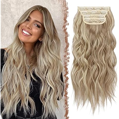 FESHFEN Extensiones de Clip de Pelo Cover