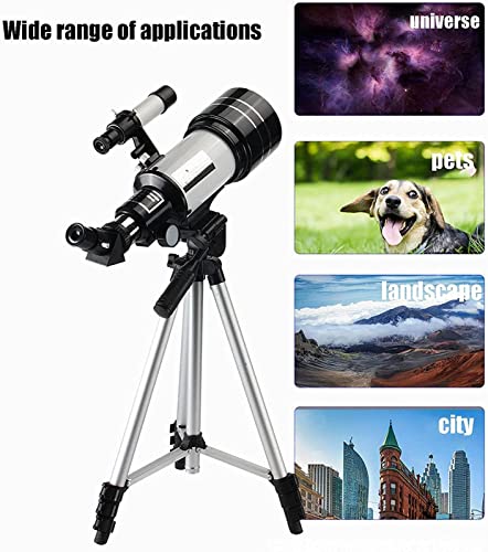 Telescopio Refractor con Trípode Ajustable y Adaptador para Teléfono miniatura 5