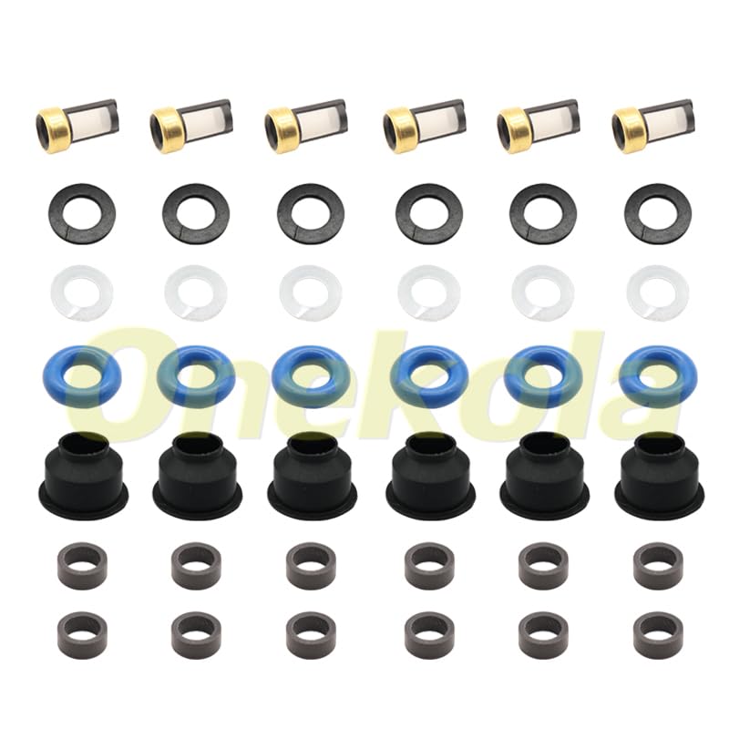 Fuel injector repair kits For 12629927 For Chevrolet Equinox For GMC Terrain CTS SRX 3.0L GDI - (Color: 6 piece set)