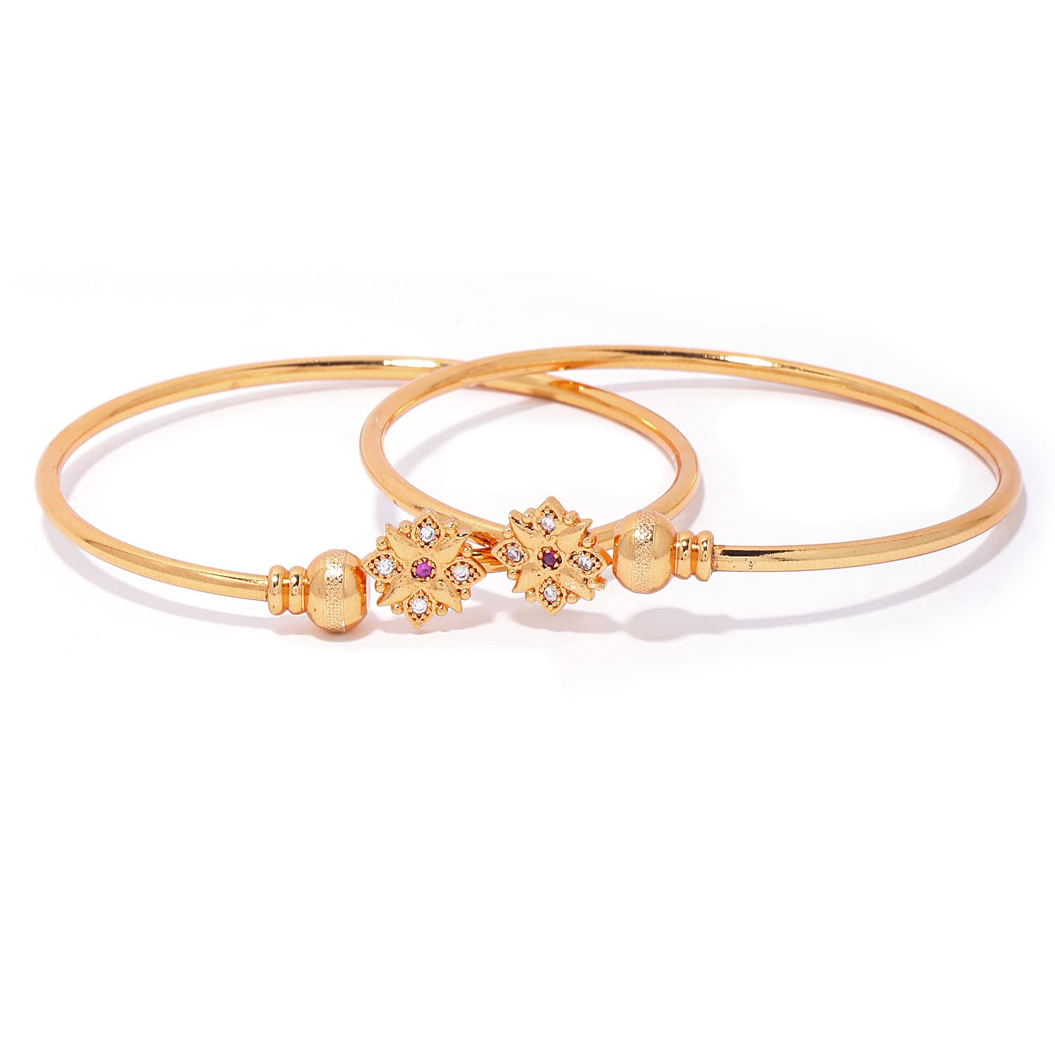Shining Diva Fashion Latest Traditional Design 18k Gold Plated Adjustable Bracelet Bangles for Women (Golden) (rrsd13713b), Free Size (B09SXSBRPF) Amazon Price History, Amazon Price Tracker