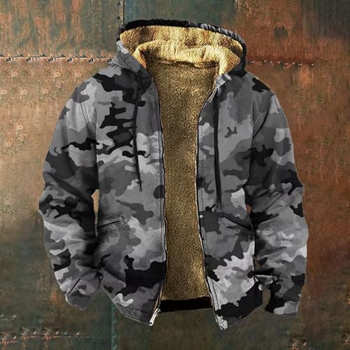Mens Hoodies Jackets Fleece Long Sleeve Full Zip Up Sweater Drawstring Casual Long Sleeve Pocket Hooded Sweatshirts2